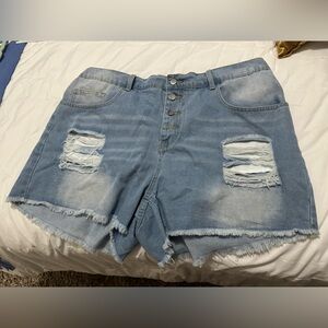 Blue Denim Shorts 3XL